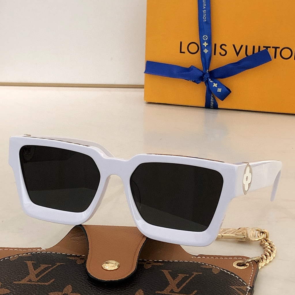 Louis Vuitton flower round sunglasses LV link cat eye sunglasses 992541