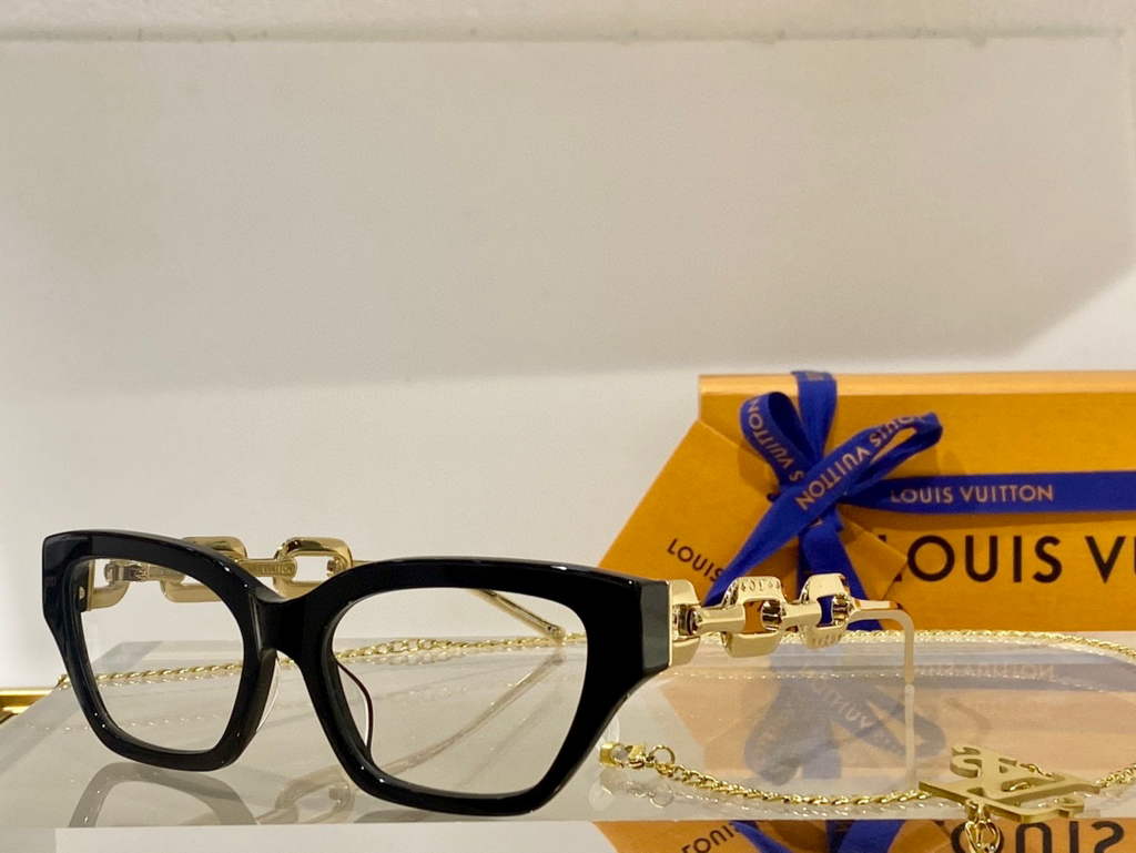 Louis Vuitton flower round sunglasses LV link cat eye sunglasses 992547
