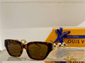Louis Vuitton flower round sunglasses LV link cat eye sunglasses 992548