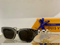 Louis Vuitton flower round sunglasses LV link cat eye sunglasses 992550