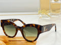 Louis Vuitton flower round sunglasses LV link cat eye sunglasses 992554