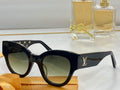 Louis Vuitton flower round sunglasses LV link cat eye sunglasses 992555