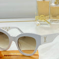 Louis Vuitton flower round sunglasses LV link cat eye sunglasses 992556 - Default Title - View 1