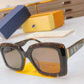 Louis Vuitton flower round sunglasses LV link cat eye sunglasses 992558 - Default Title - View 1