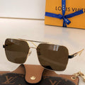 Louis Vuitton flower round sunglasses LV link cat eye sunglasses 992563