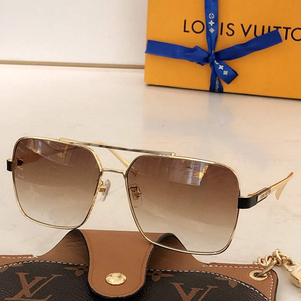 Louis Vuitton flower round sunglasses LV link cat eye sunglasses 992564