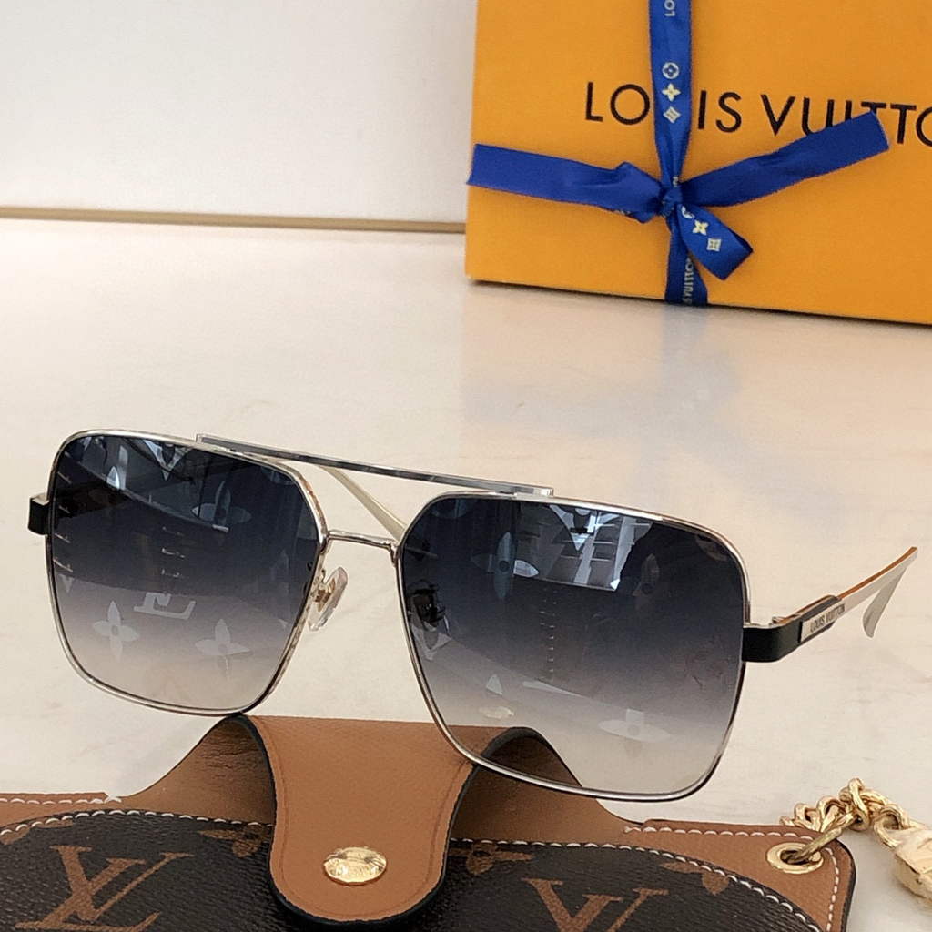 Louis Vuitton flower round sunglasses LV link cat eye sunglasses 992565