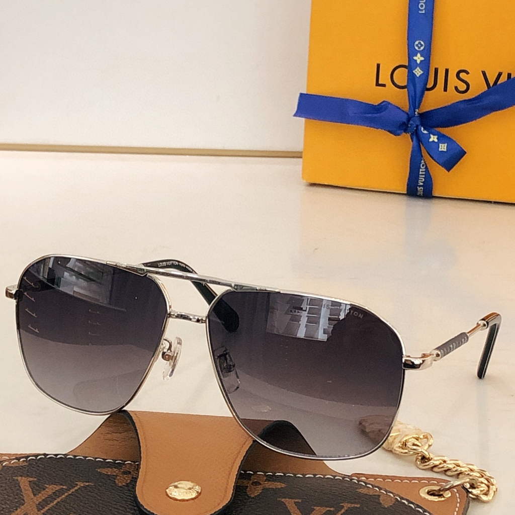 Louis Vuitton flower round sunglasses LV link cat eye sunglasses 992570