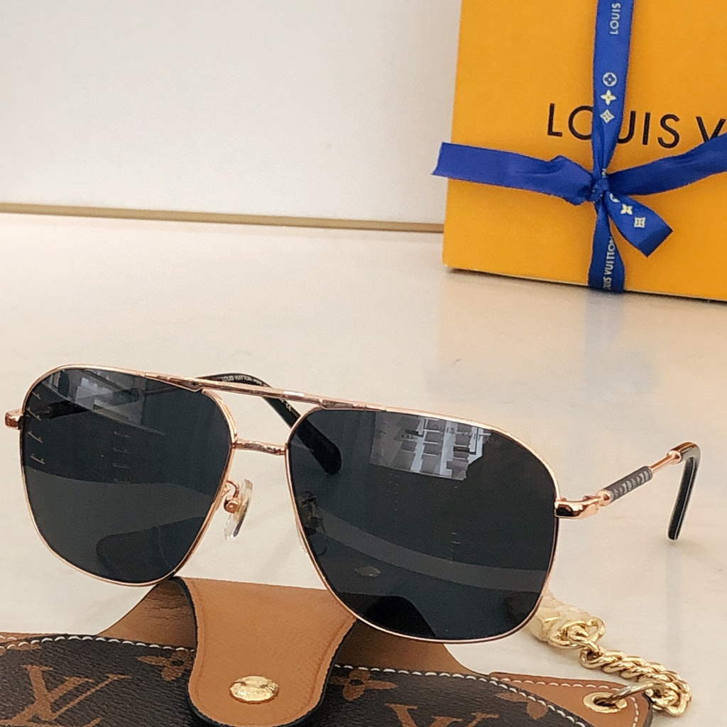 Louis Vuitton flower round sunglasses LV link cat eye sunglasses 992571