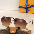 Louis Vuitton flower round sunglasses LV link cat eye sunglasses 992572