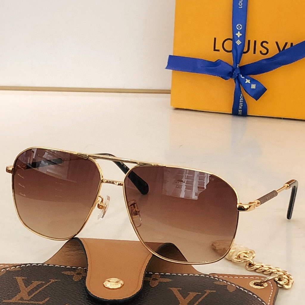 Louis Vuitton flower round sunglasses LV link cat eye sunglasses 992572