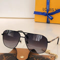 Louis Vuitton flower round sunglasses LV link cat eye sunglasses 992573