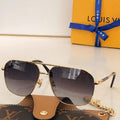 Louis Vuitton flower round sunglasses LV link cat eye sunglasses 992574