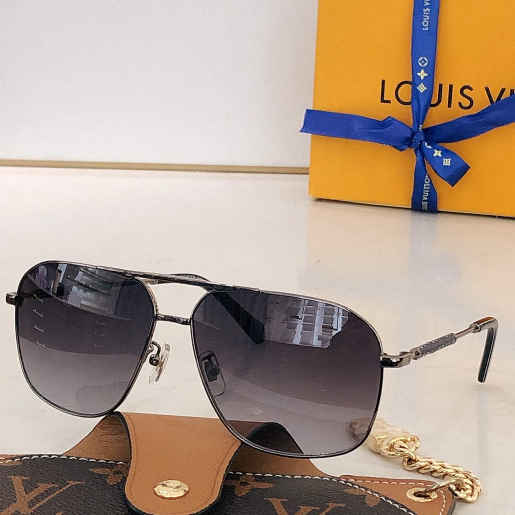 Louis Vuitton flower round sunglasses LV link cat eye sunglasses 992575