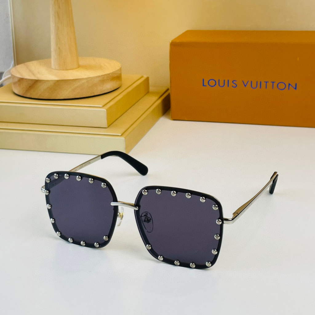 Louis Vuitton flower round sunglasses LV link cat eye sunglasses 992584