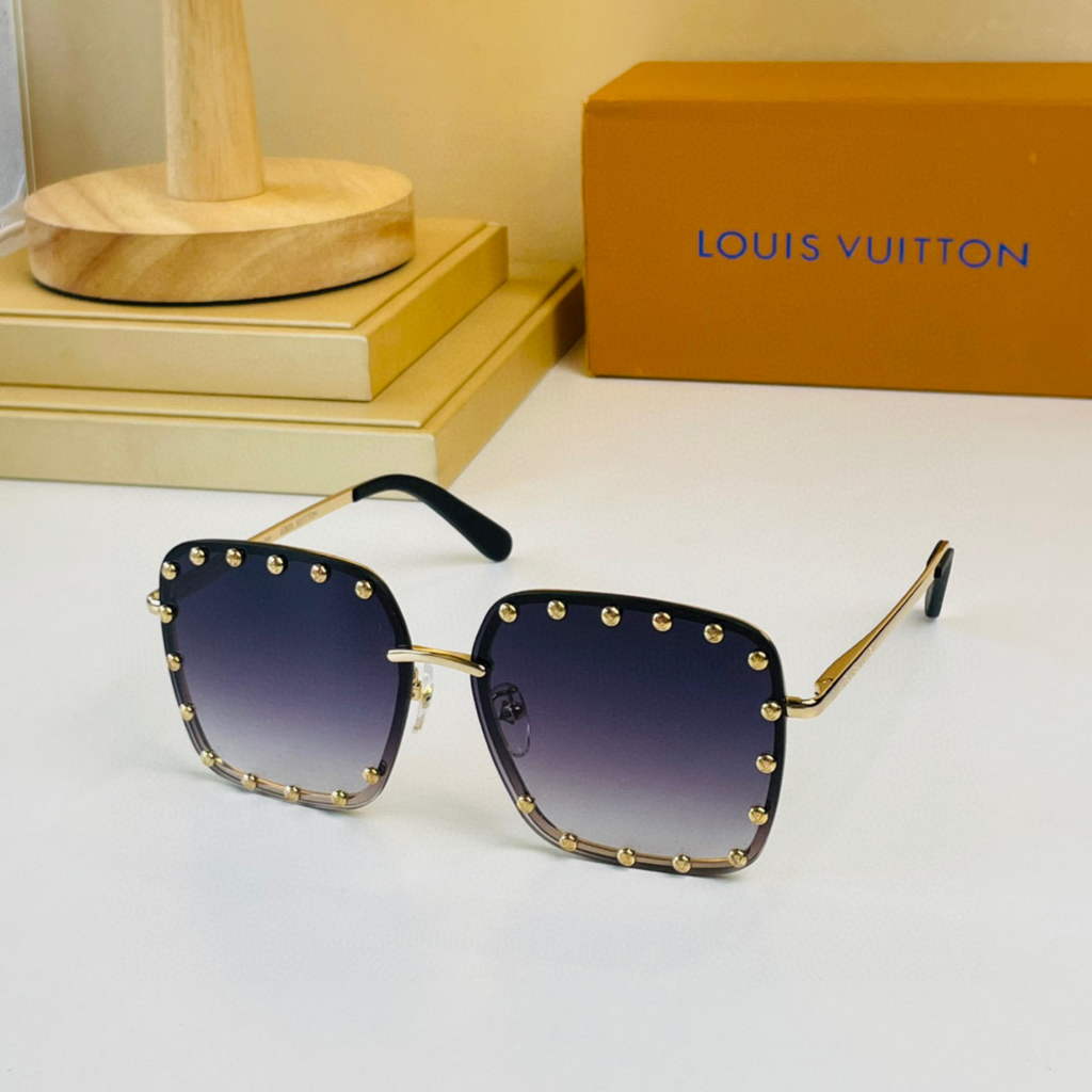 Louis Vuitton flower round sunglasses LV link cat eye sunglasses 992586