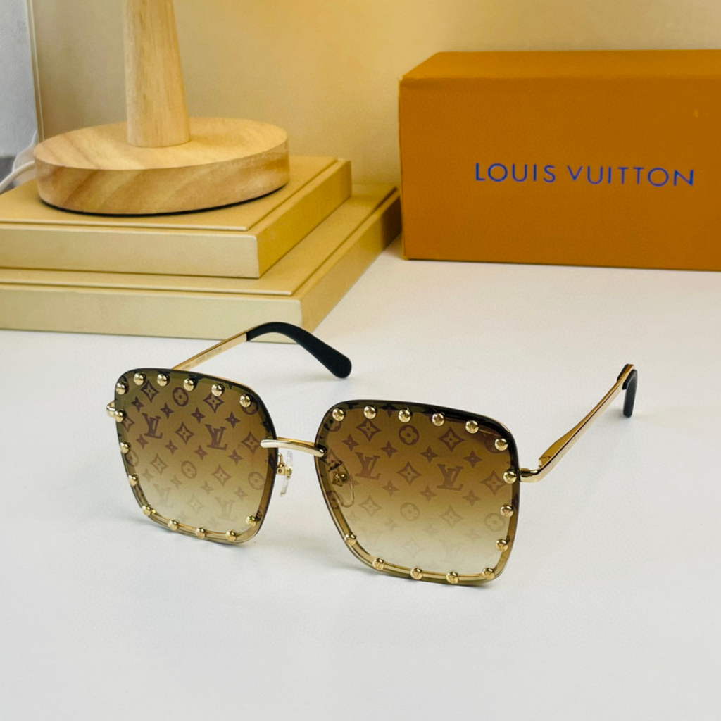 Louis Vuitton flower round sunglasses LV link cat eye sunglasses 992587