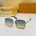 Louis Vuitton flower round sunglasses LV link cat eye sunglasses 992588