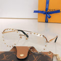 Louis Vuitton flower round sunglasses LV link cat eye sunglasses 992591