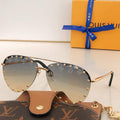 Louis Vuitton flower round sunglasses LV link cat eye sunglasses 992595