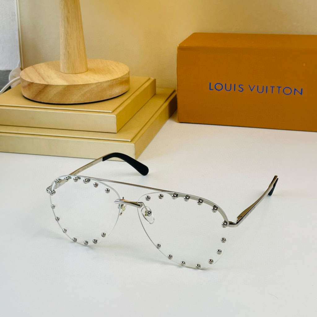 Louis Vuitton flower round sunglasses LV link cat eye sunglasses 992598