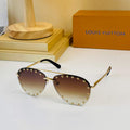 Louis Vuitton flower round sunglasses LV link cat eye sunglasses 992599