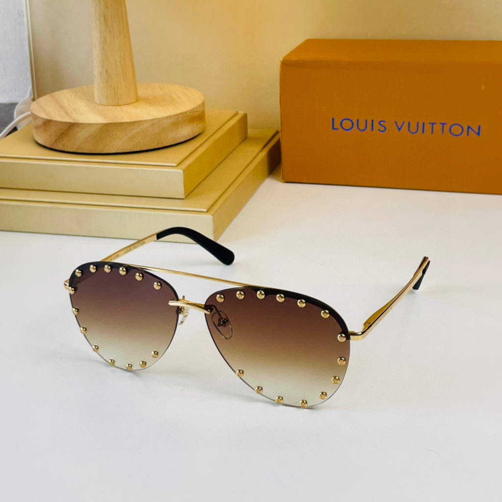 Louis Vuitton flower round sunglasses LV link cat eye sunglasses 992599