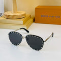 Louis Vuitton flower round sunglasses LV link cat eye sunglasses 992603
