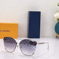 Louis Vuitton flower round sunglasses LV link cat eye sunglasses 992605