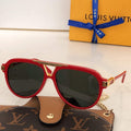 Louis Vuitton flower round sunglasses LV link cat eye sunglasses 992610
