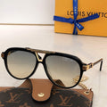 Louis Vuitton flower round sunglasses LV link cat eye sunglasses 992611