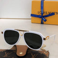 Louis Vuitton flower round sunglasses LV link cat eye sunglasses 992615
