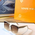 Louis Vuitton flower round sunglasses LV link cat eye sunglasses 992620 - Default Title - View 1