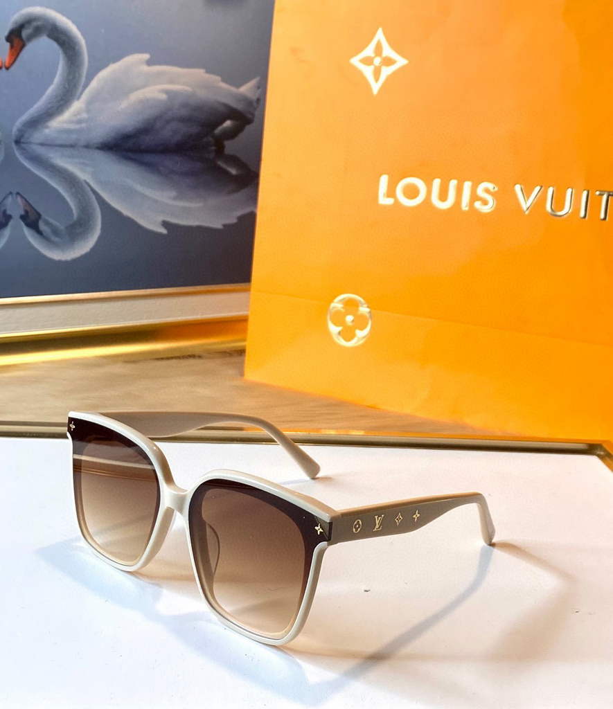 Louis Vuitton flower round sunglasses LV link cat eye sunglasses 992620