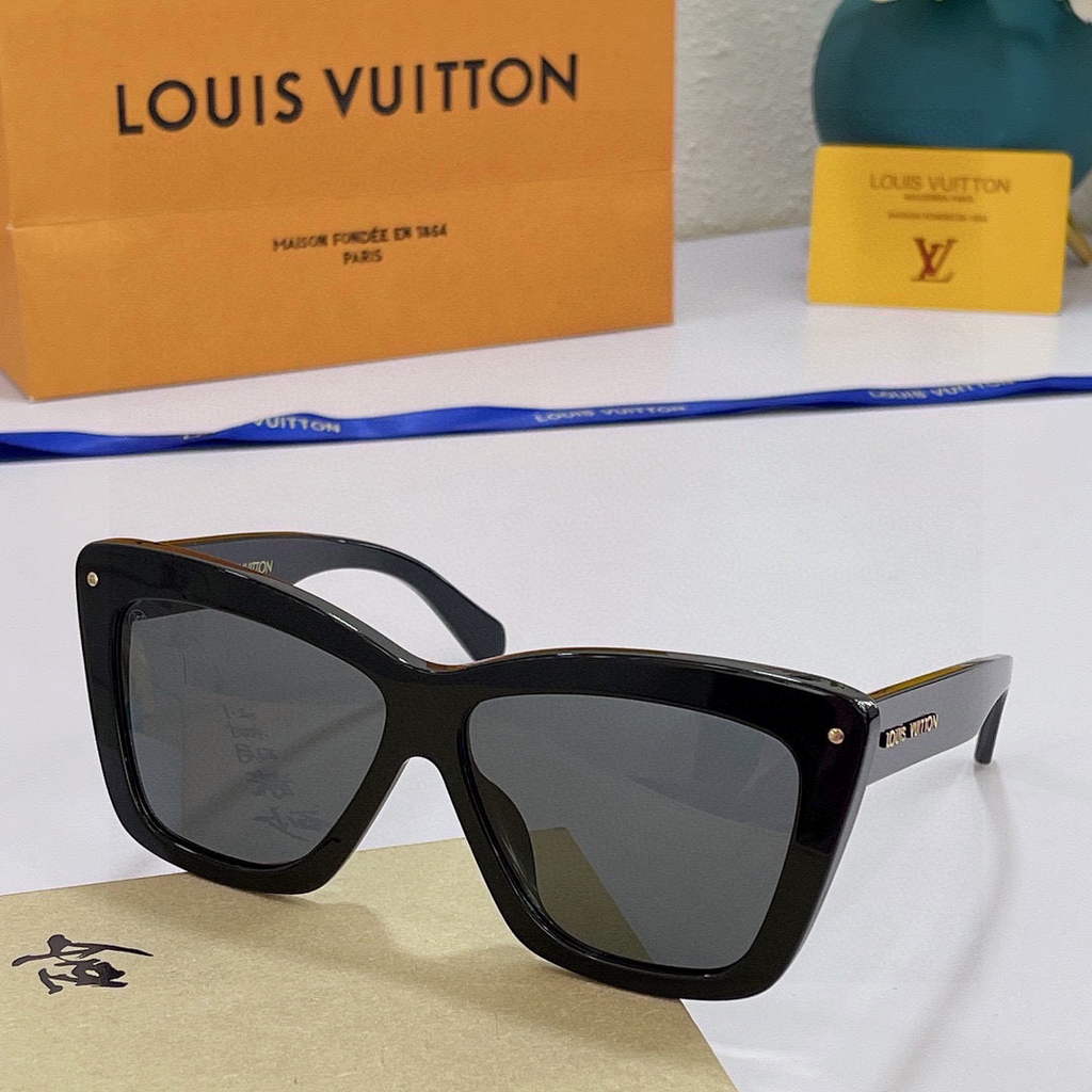 Louis Vuitton flower round sunglasses LV link cat eye sunglasses 992624