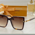 Louis Vuitton flower round sunglasses LV link cat eye sunglasses 992636 - Default Title - View 1