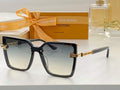 Louis Vuitton flower round sunglasses LV link cat eye sunglasses 992637
