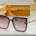 Louis Vuitton flower round sunglasses LV link cat eye sunglasses 992638 - Default Title - View 1