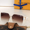 Louis Vuitton flower round sunglasses LV link cat eye sunglasses 992642