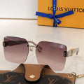 Louis Vuitton flower round sunglasses LV link cat eye sunglasses 992643
