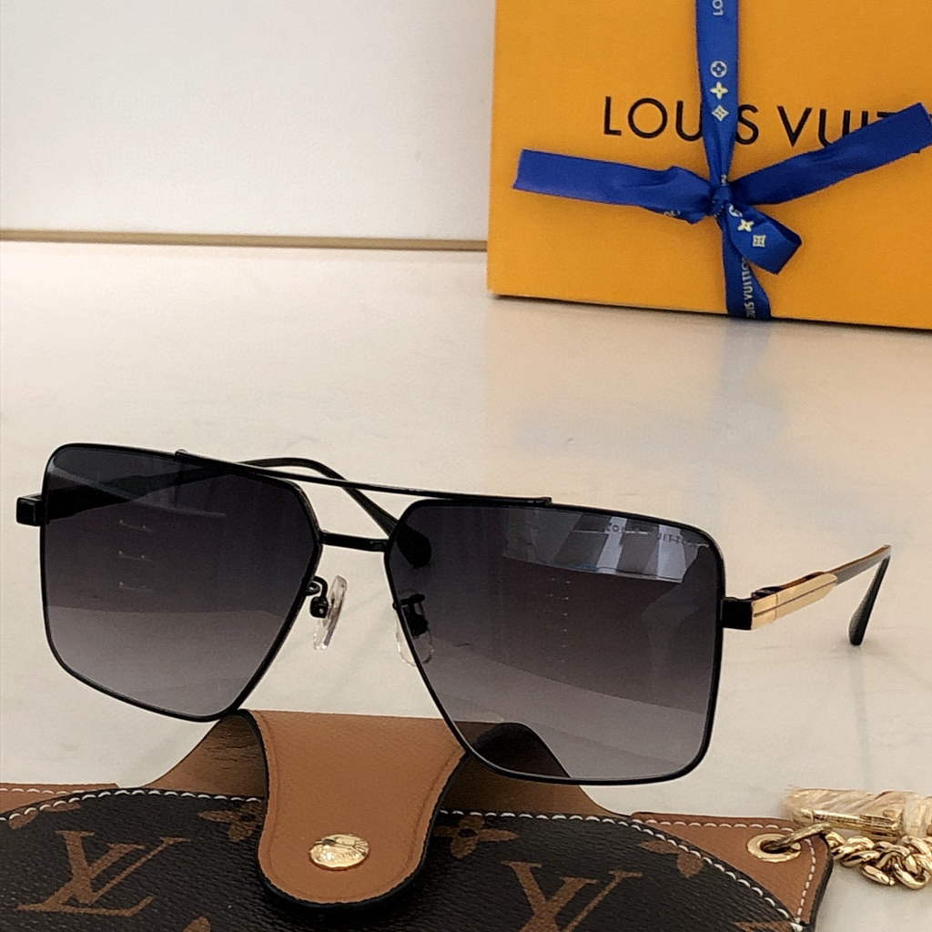 Louis Vuitton flower round sunglasses LV link cat eye sunglasses 992665