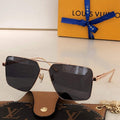 Louis Vuitton flower round sunglasses LV link cat eye sunglasses 992667