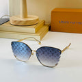 Louis Vuitton flower round sunglasses LV link cat eye sunglasses 992668