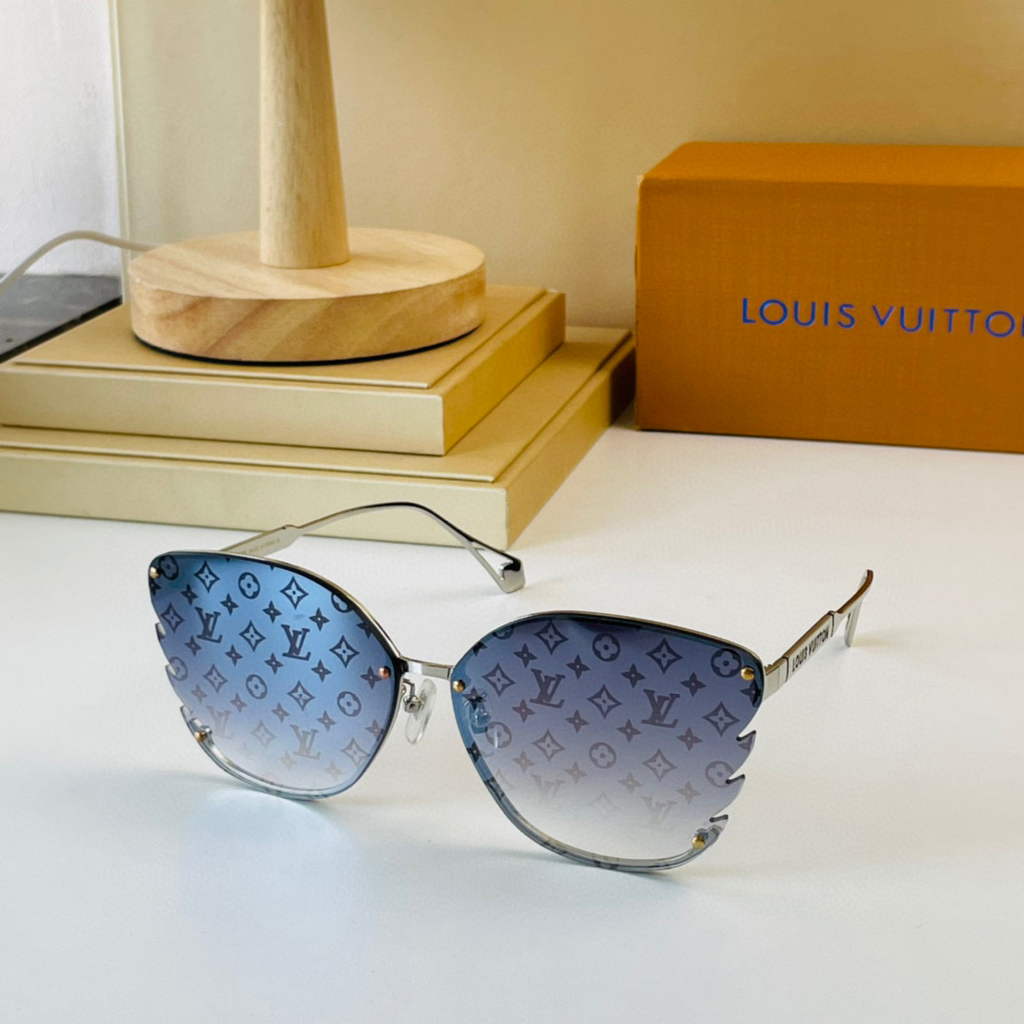 Louis Vuitton flower round sunglasses LV link cat eye sunglasses 992669