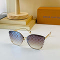 Louis Vuitton flower round sunglasses LV link cat eye sunglasses 992670
