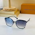 Louis Vuitton flower round sunglasses LV link cat eye sunglasses 992671