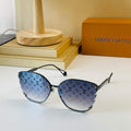 Louis Vuitton flower round sunglasses LV link cat eye sunglasses 992672