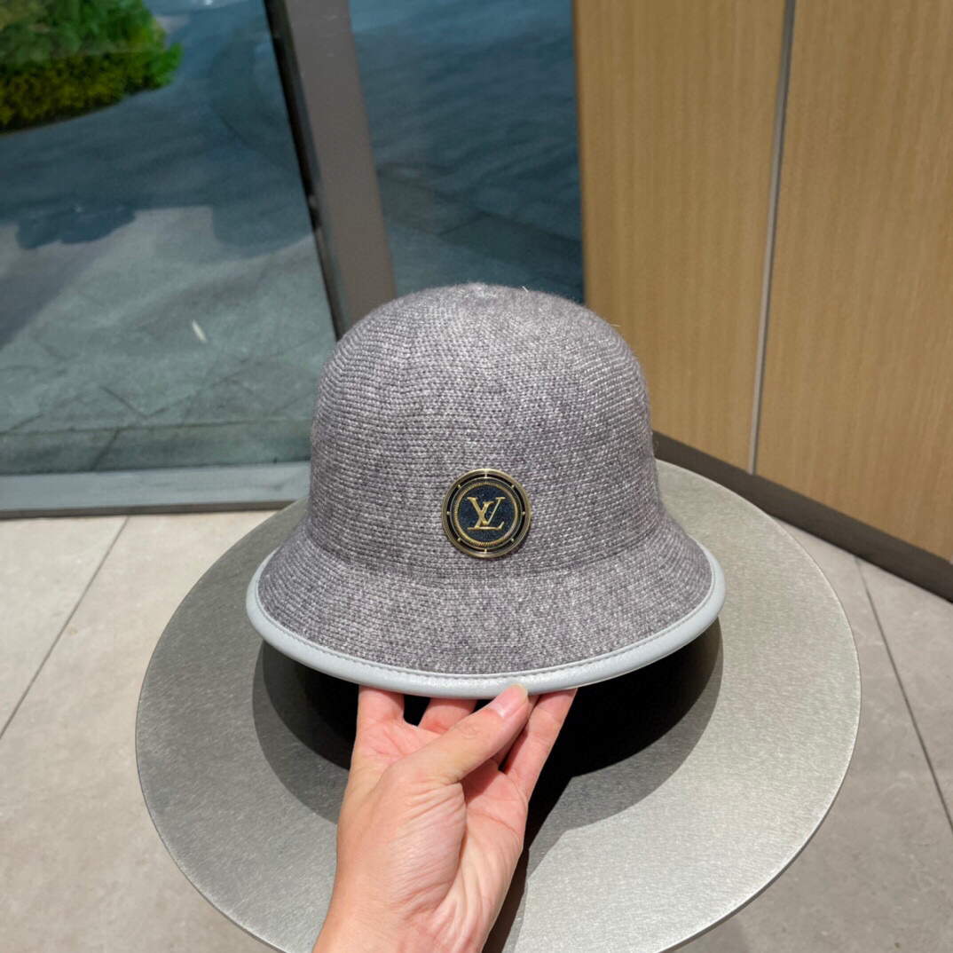 LV L60028 Louis Vuitton Hats Designer LV Cap Sun Hat Grey