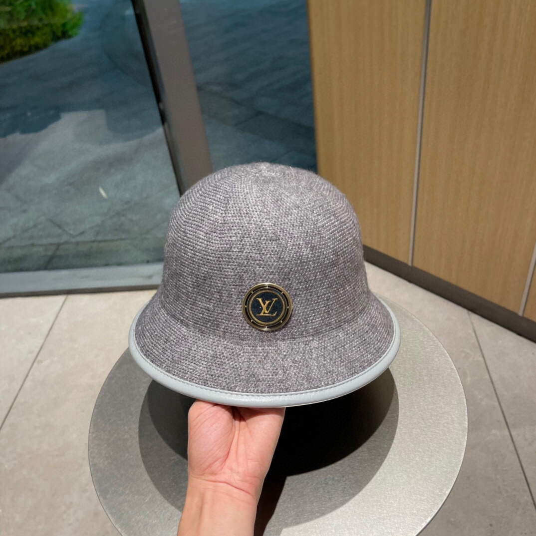 LV L60028 Louis Vuitton Hats Designer LV Cap Sun Hat Grey