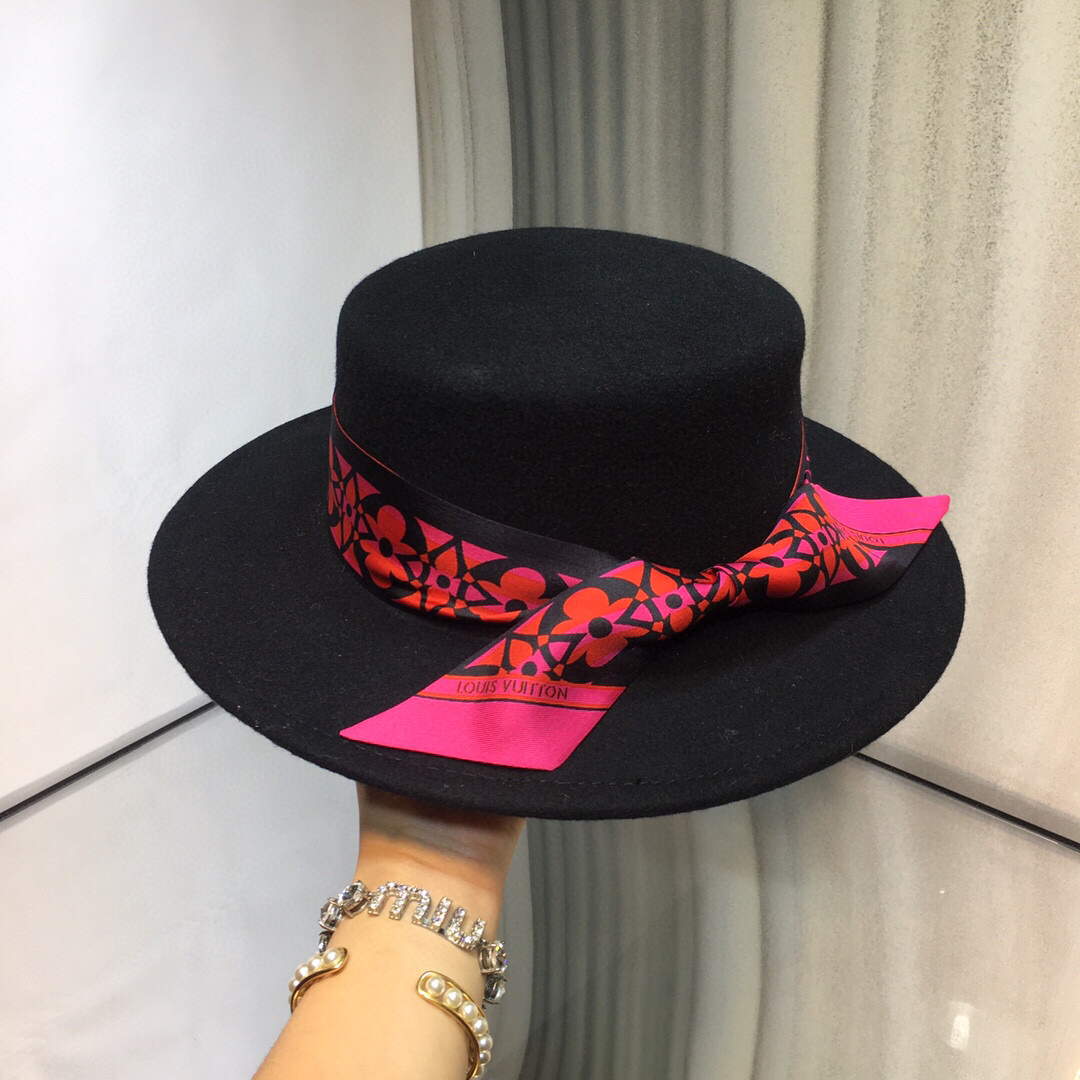 LV L60021 Louis Vuitton Hats Designer LV Cap Sun Hat Black